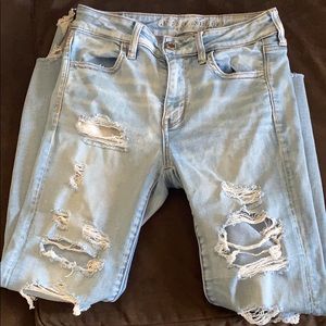 American Eagle Ripped Jeans.